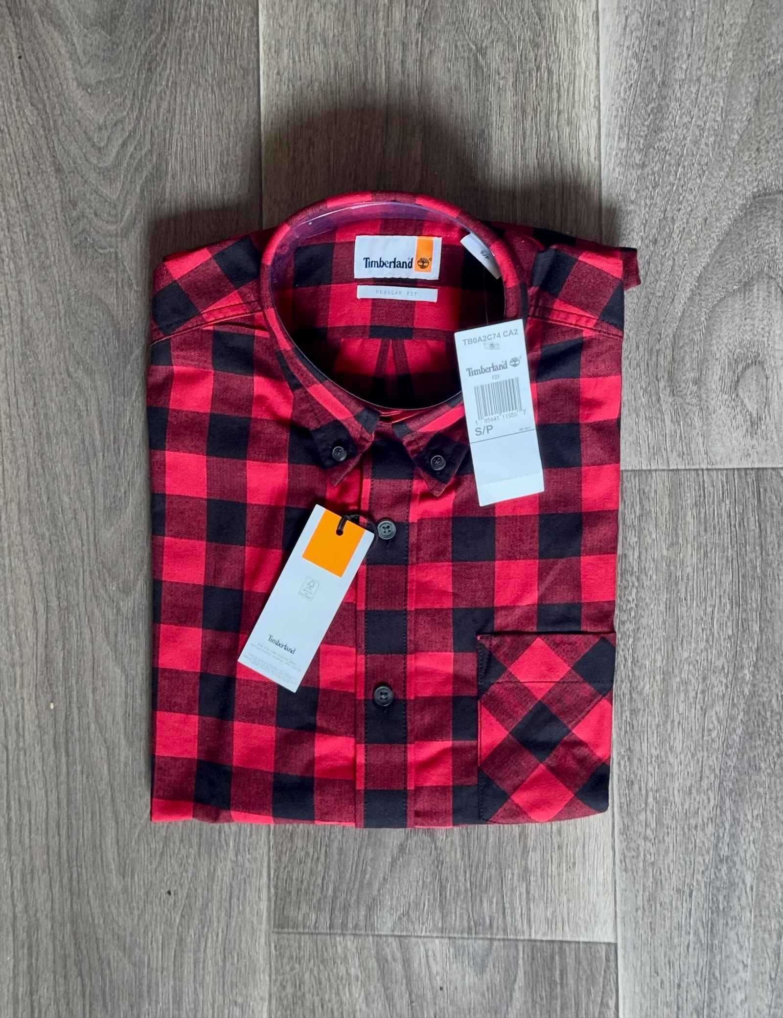 Timberland Nashua River Shirt 100% cotton new size S – photo 2